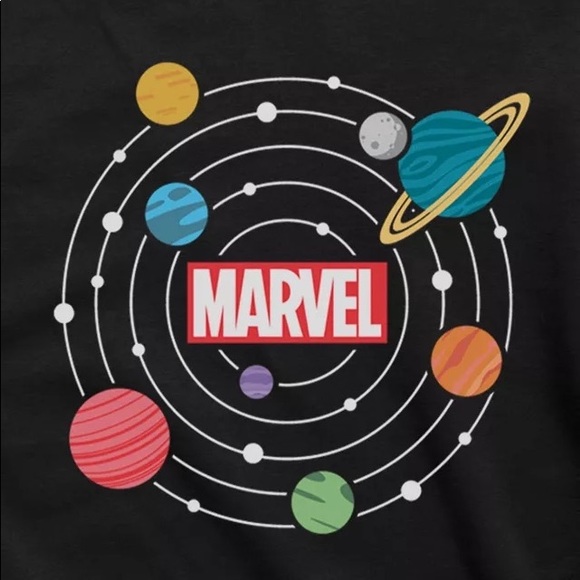 Marvel Solar System Logo Crewneck Sweatshirt - Picture 2 of 8